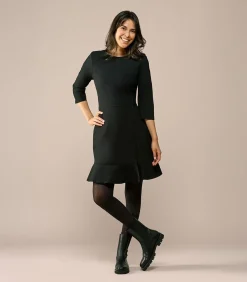 Caroline Tensen Franklin Jurk Zwart