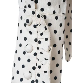 Caroline Tensen Rivers Print Blouse Offwhite / Zwart