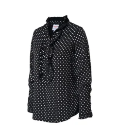 Caroline Tensen Rivers Print Blouse Zwart / Wit