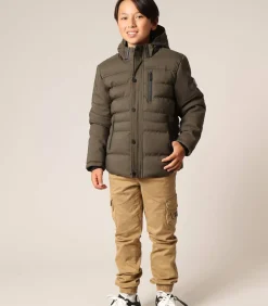 CHIRO - Gewatteerde parka met capuchon en ritszakken