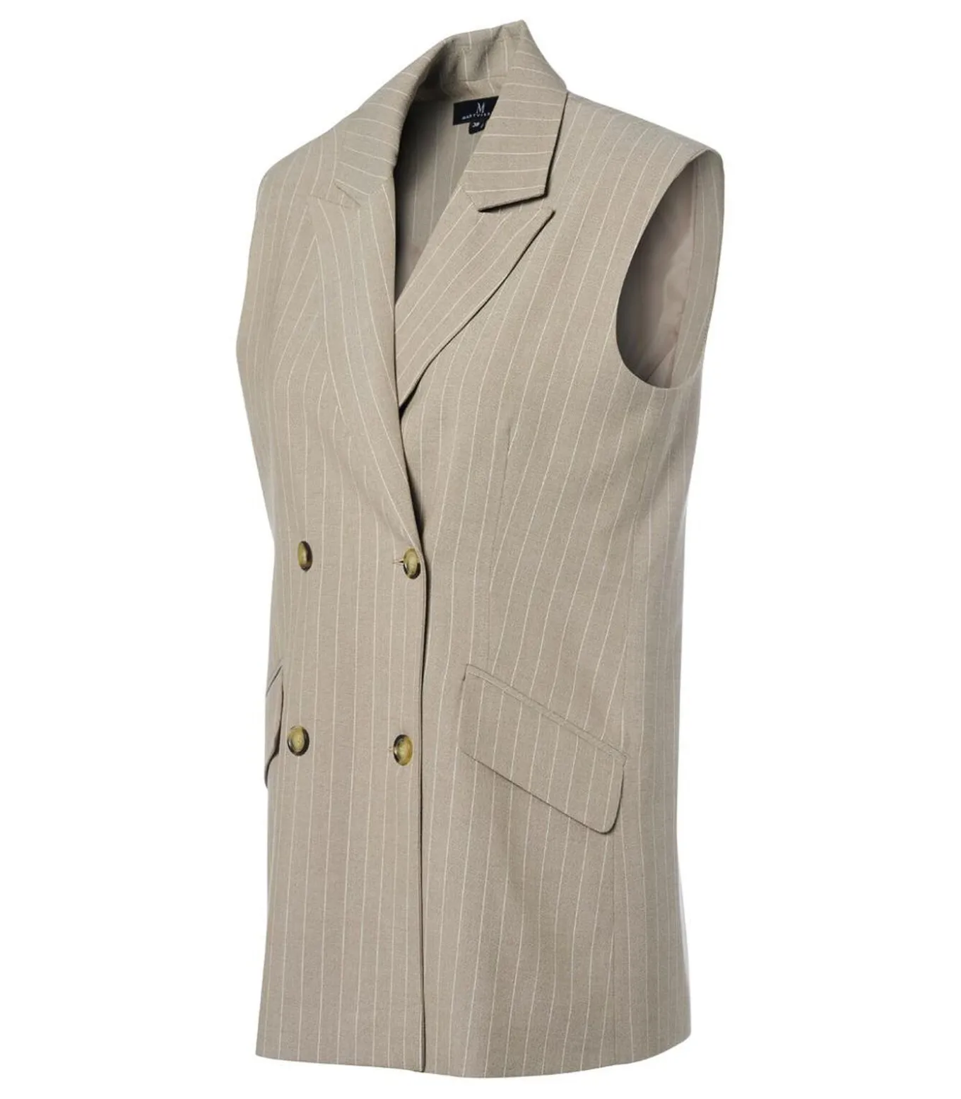 Chloe Gilet Zand / Offwhite