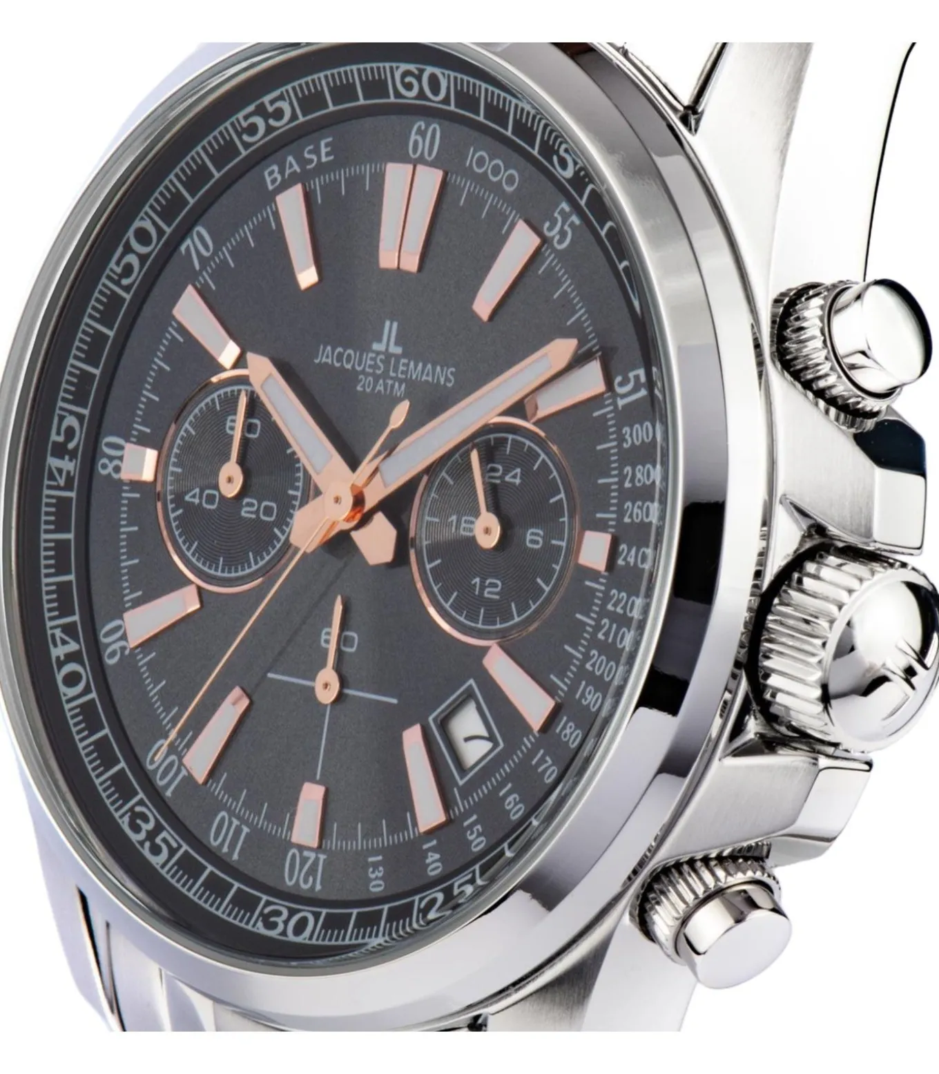 Chronograaf Liverpool Steel Black - Rose-gold
