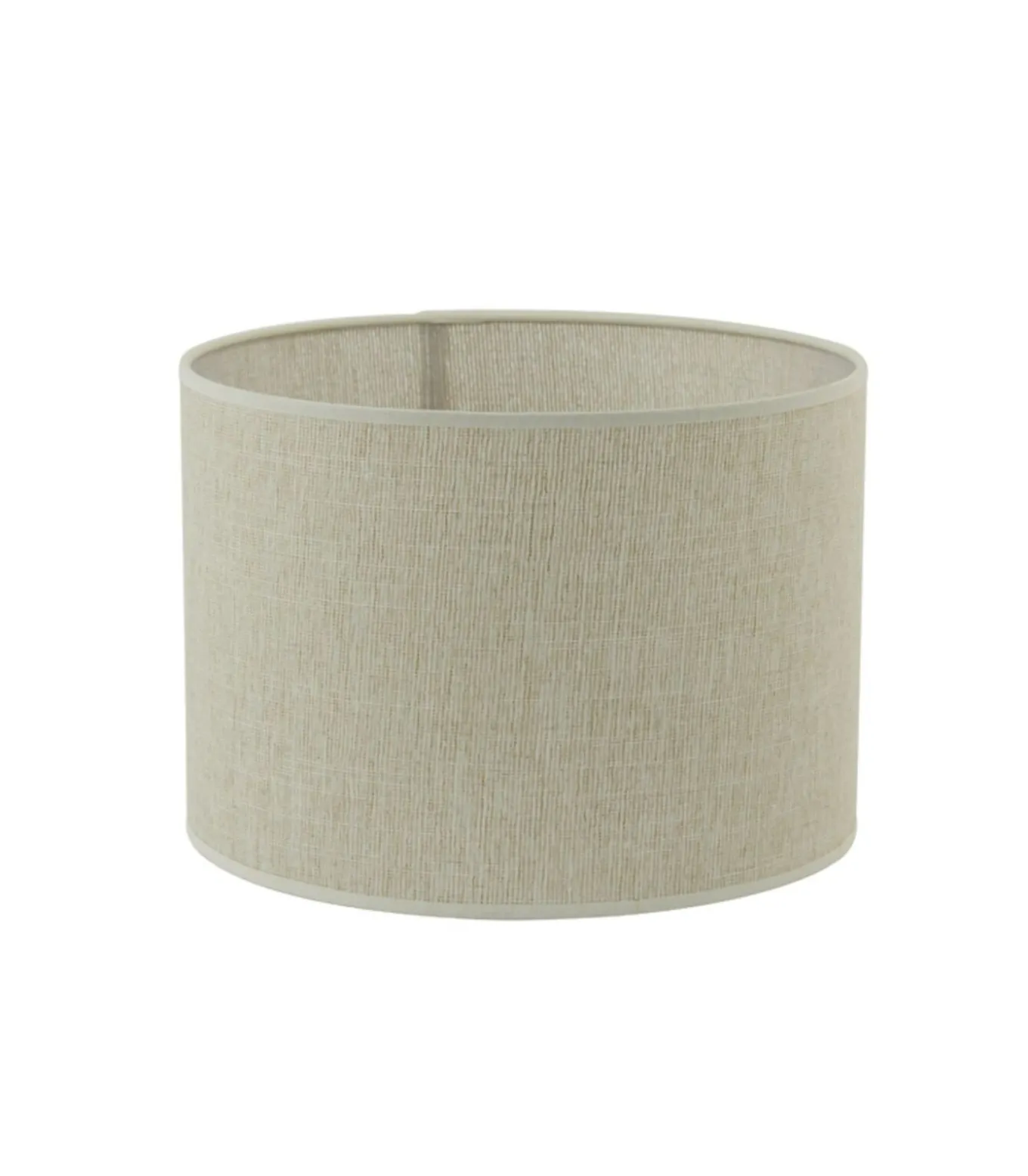 Cilinder Lampenkap Breska - Parel Wit - Ø40x30cm