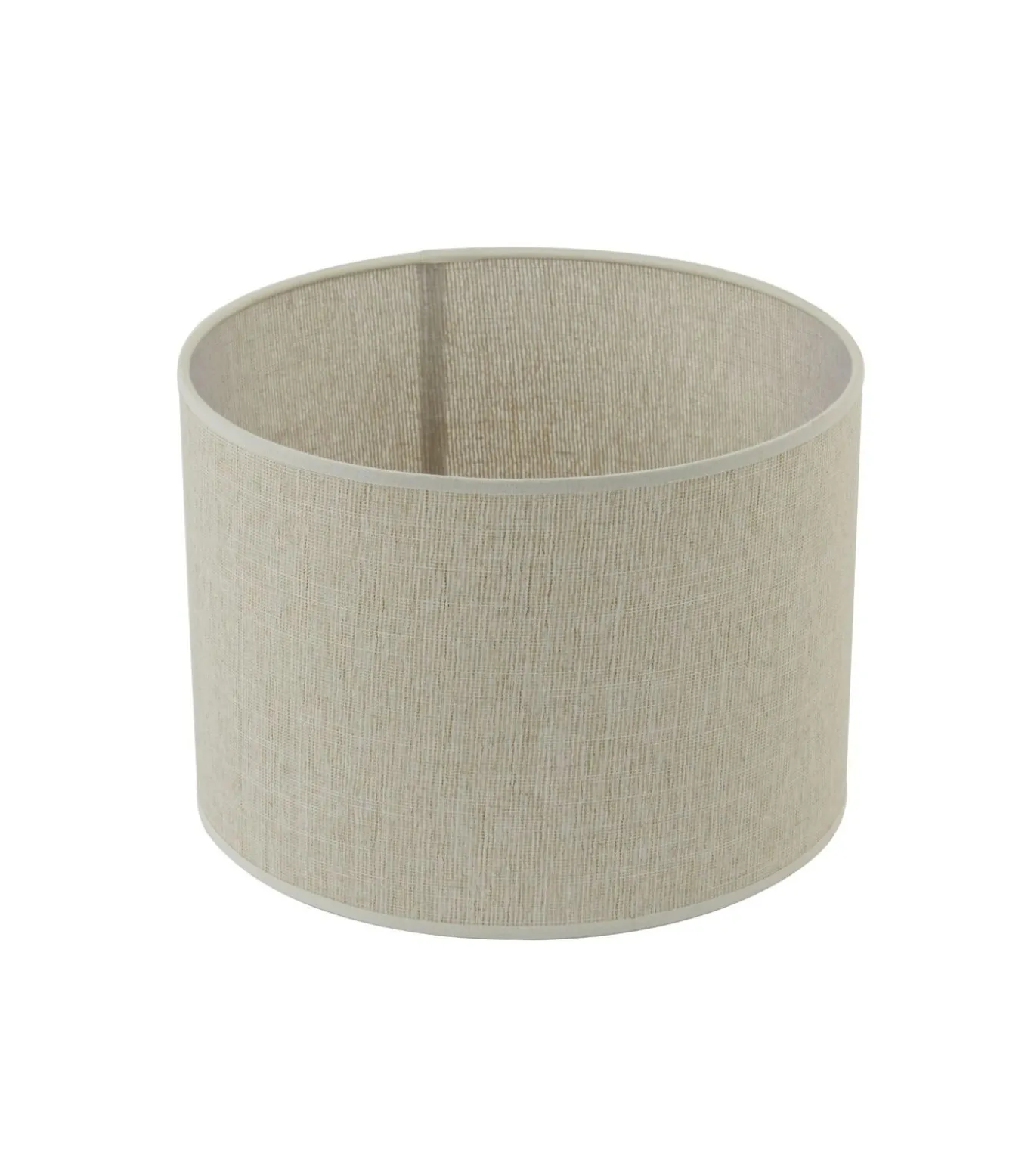 Cilinder Lampenkap Breska - Parel Wit - Ø40x30cm