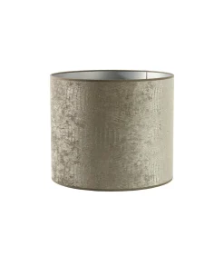 Cilinder Lampenkap Chelsea - Zilver - Ø35x30cm