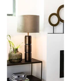 Cilinder Lampenkap Gemstone - Brons - Ø40x30cm