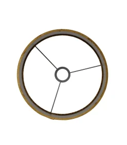 Cilinder Lampenkap Gemstone - Goud - Ø40x30cm