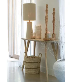 Cilinder lampenkap Medan - Beige - 30x30x40cm