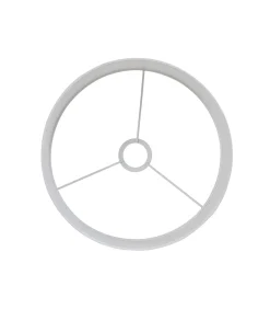 Cilinder Lampenkap Polycotton - Wit - Ø30x21cm