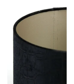 Cilinder Lampenkap Praya - Zwart - Ø30x21cm