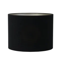 Cilinder Lampenkap Velours - Zwart - Ø40x30cm
