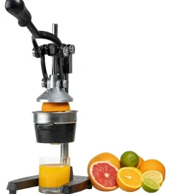 Citruspers - Gietijzer - Hevelmodel - Zwart