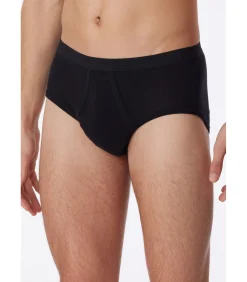 Classic Herenslip Fijnrib Zwart