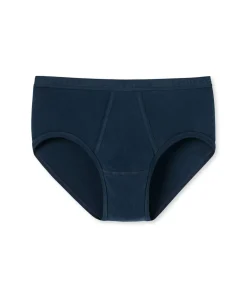 Classic Herenslip Fijnrib Donkerblauw