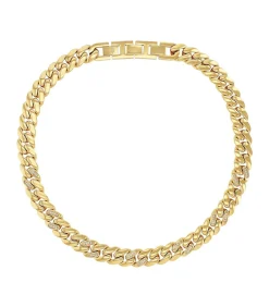 Collier voor dames, roestvrij staal, zirkonia