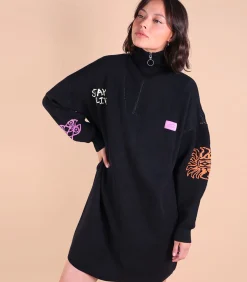 Coltrui jurk met halve rits SOUANE