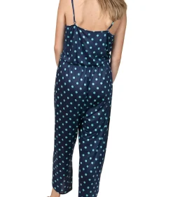 Combi-pantacourt Linosa blauw