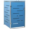 Containerberging enkel 69x77,5x112,5 cm roestvrij staal