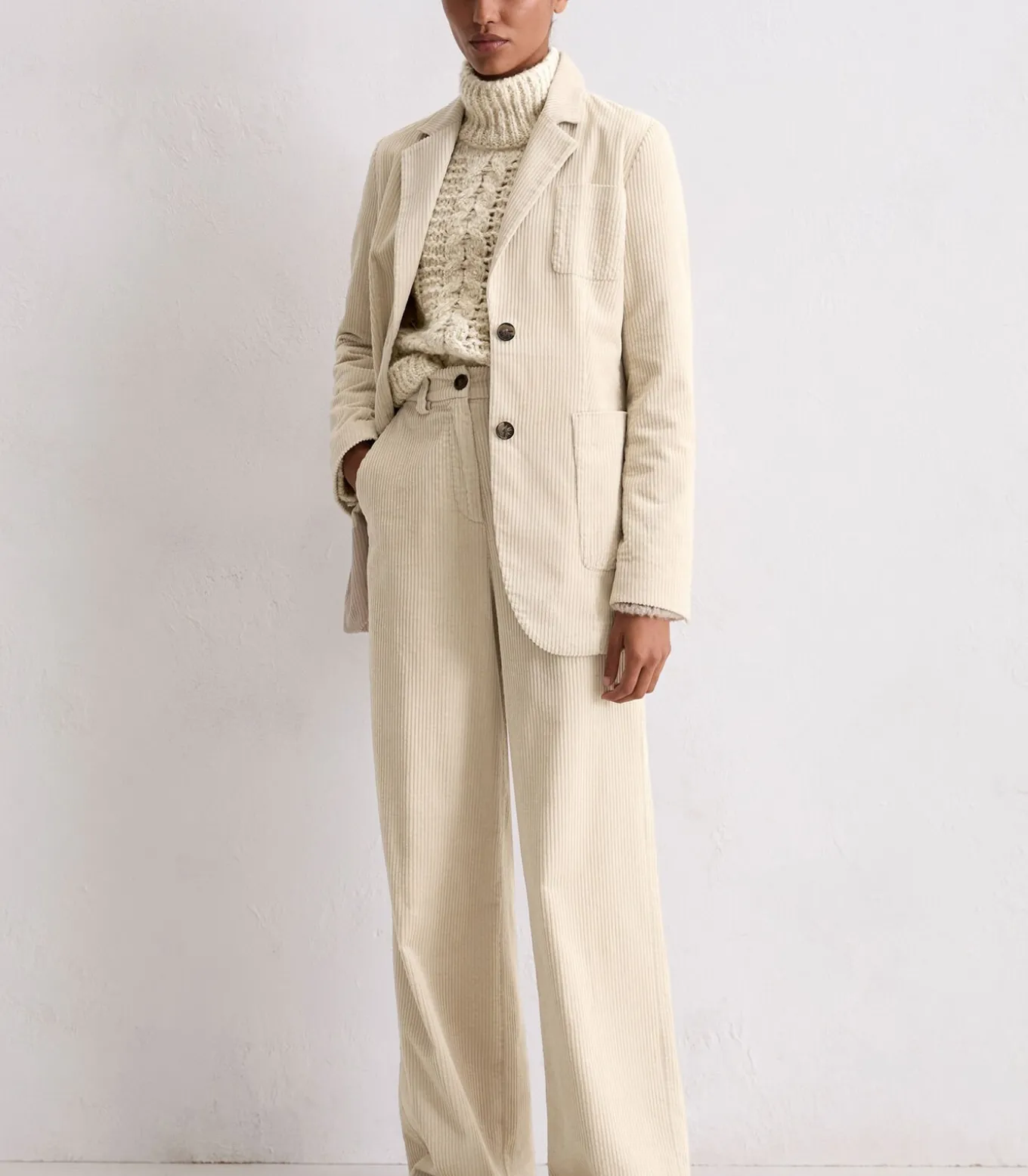 Corduroy blazer in de vorm van