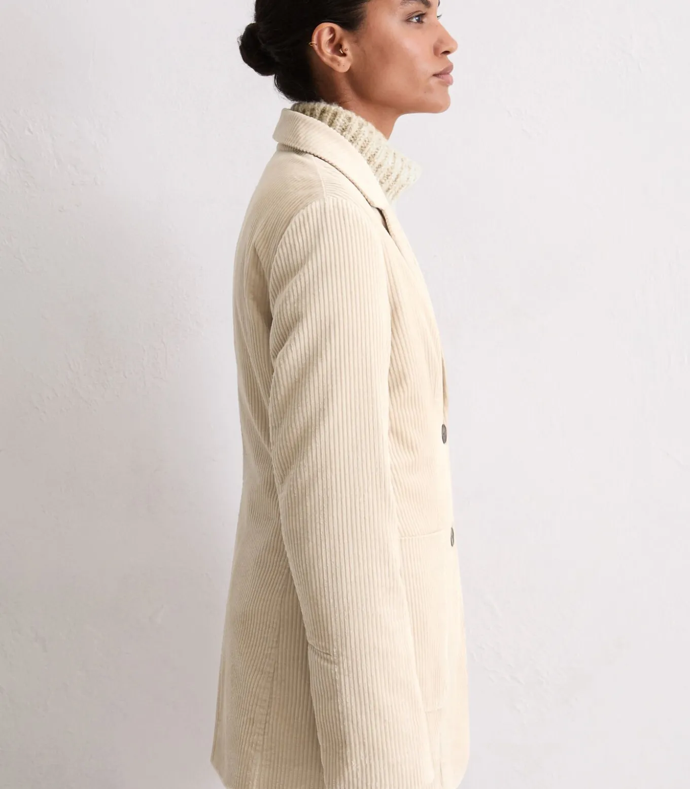 Corduroy blazer in de vorm van