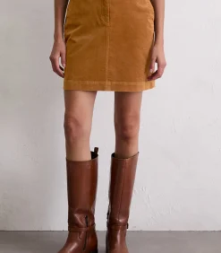 Corduroy minirok A-vorm