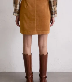 Corduroy minirok A-vorm