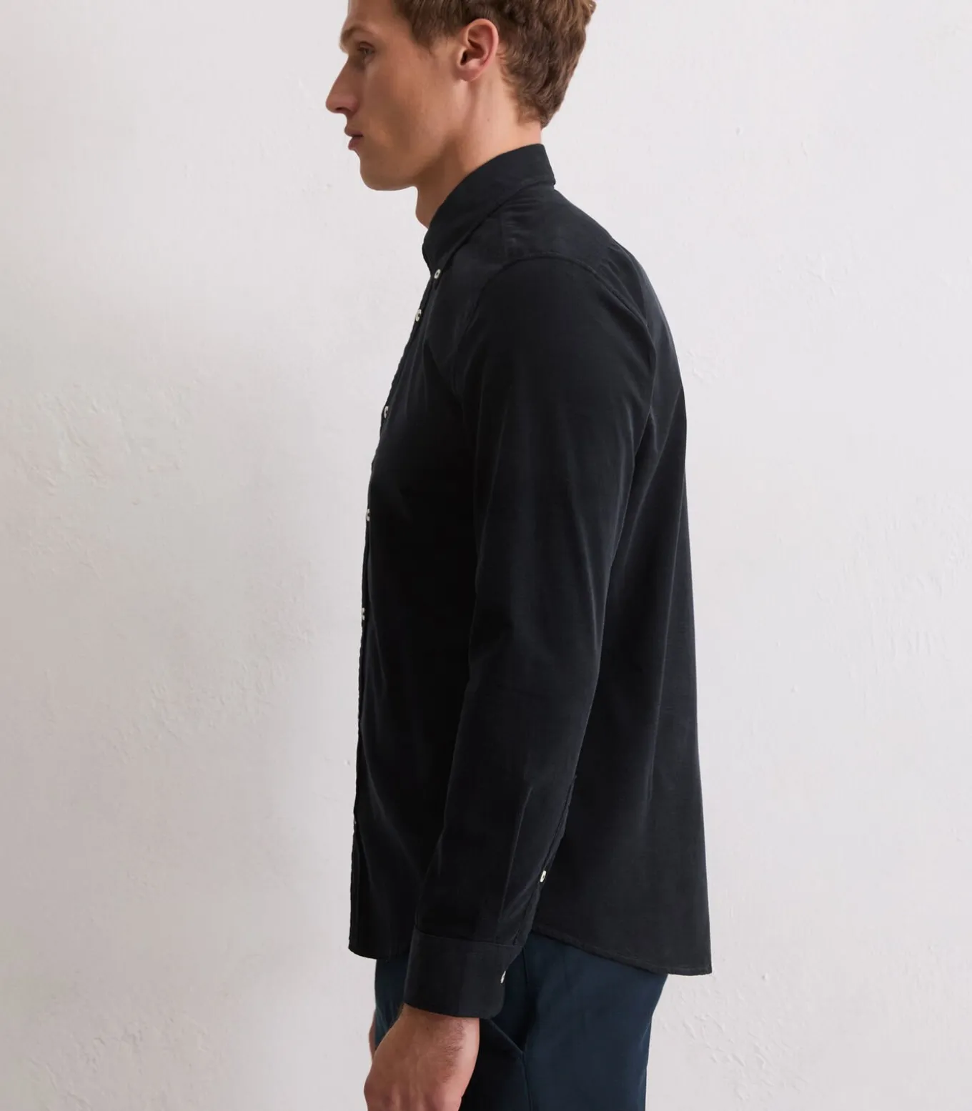 Corduroy overhemd in de vorm van