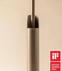 COSMIC Platte Matte Koperen Toiletborstelhouder