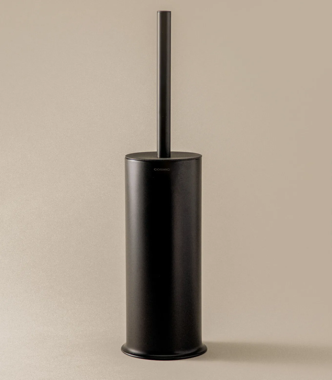 COSMIC toiletborstelhouder Geyser zwart mat vrijstaand