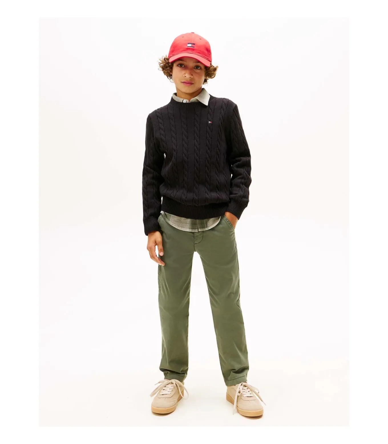 Cotton Cable Sweater