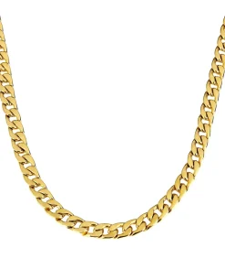 Cuban Ketting - 6mm - Goud Kleurig - Staal - 60cm