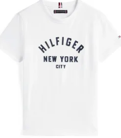 Curved Hilfiger Graphic Tee Ss