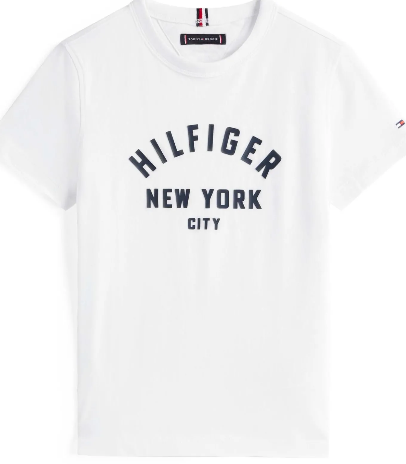 Curved Hilfiger Graphic Tee Ss