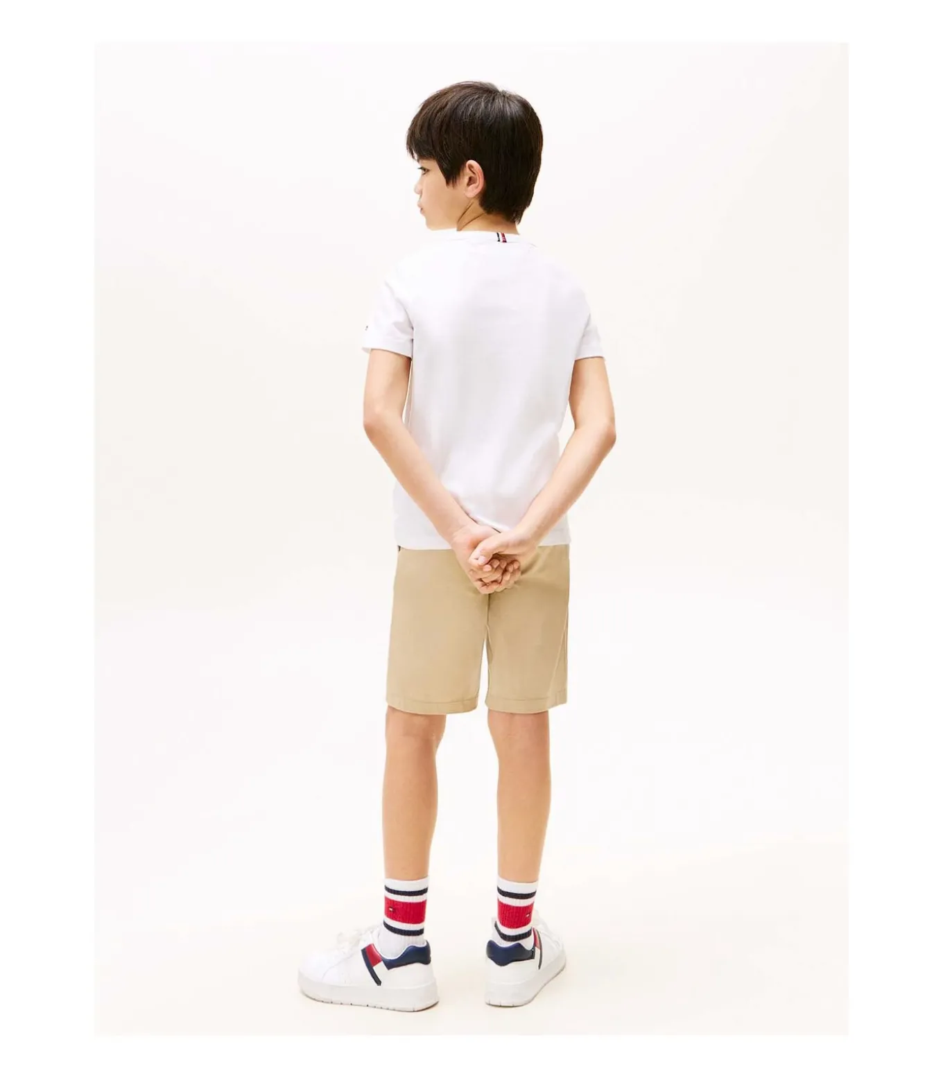 Curved Hilfiger Graphic Tee Ss