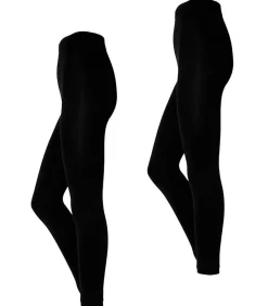 Dames Thermo Legging Basic 2-pack Zwart