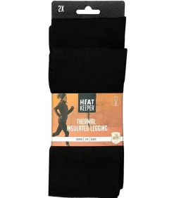 Dames Thermo Legging Basic 2-pack Zwart