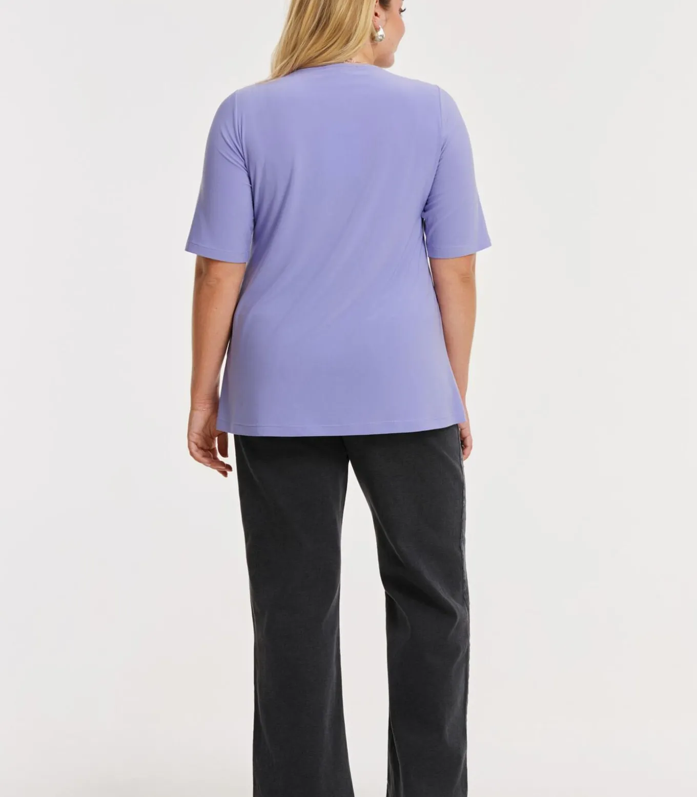 Dames T-shirt met v-hals