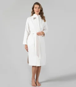 Damesbadjas Keila Ecru - L