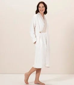 Damesbadjas Puur Ecru - L