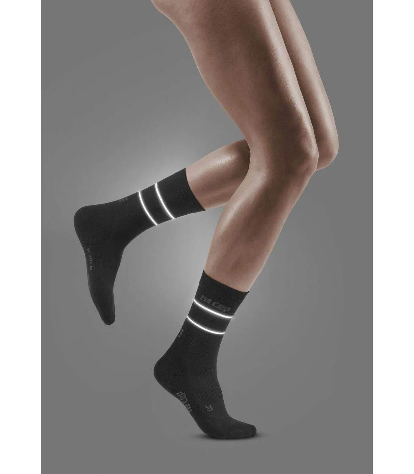 Damescompressiesokken voor halverwege de kuit Reflec...