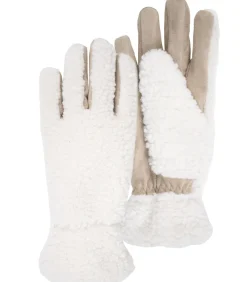 Dameshandschoenen sherpa crème