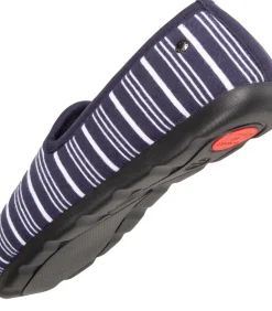 Damesslippers charentaise Gestreept