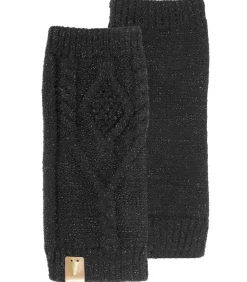 Dameswanten Soft Touch lurex mesh Zwart