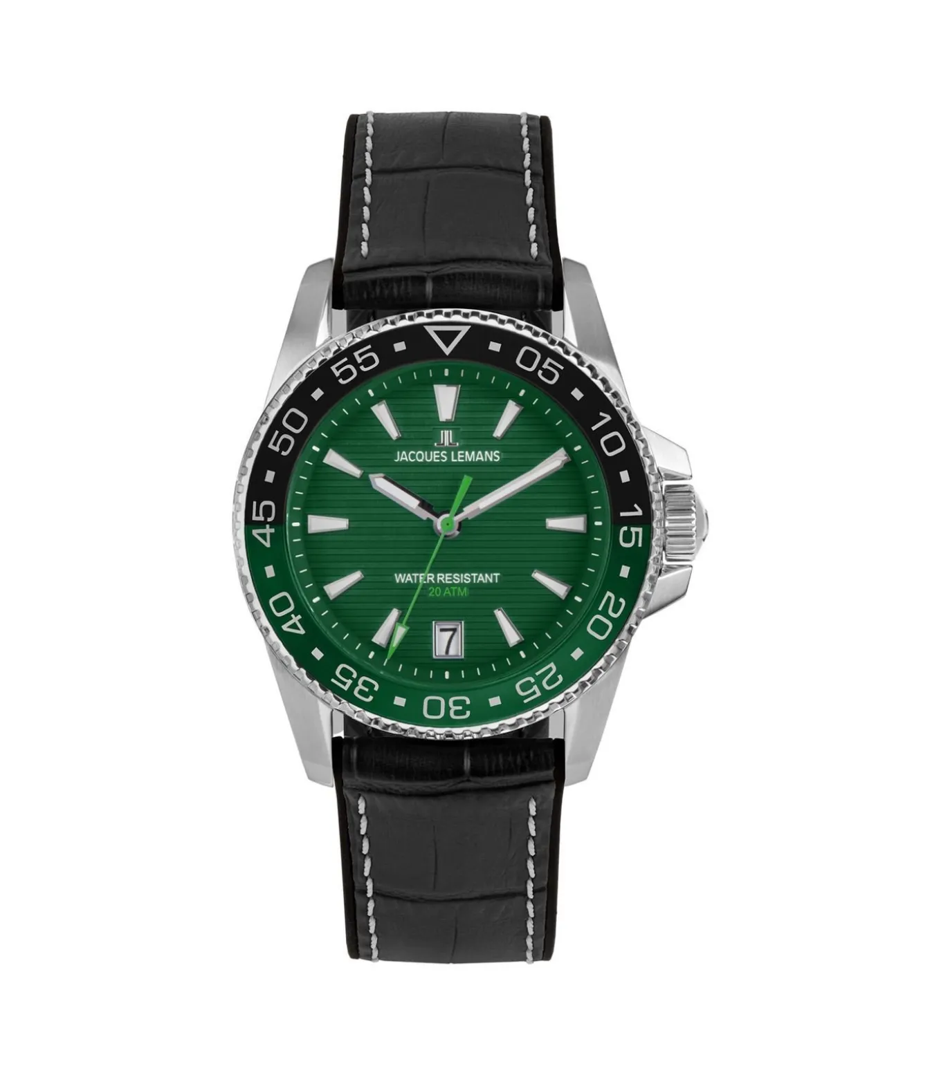 Datum horloge Liverpool Diver Green - Black