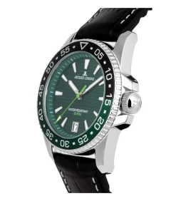 Datum horloge Liverpool Diver Green - Black