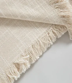 Deken 1 persoon Carino 160x220 cm Licht beige