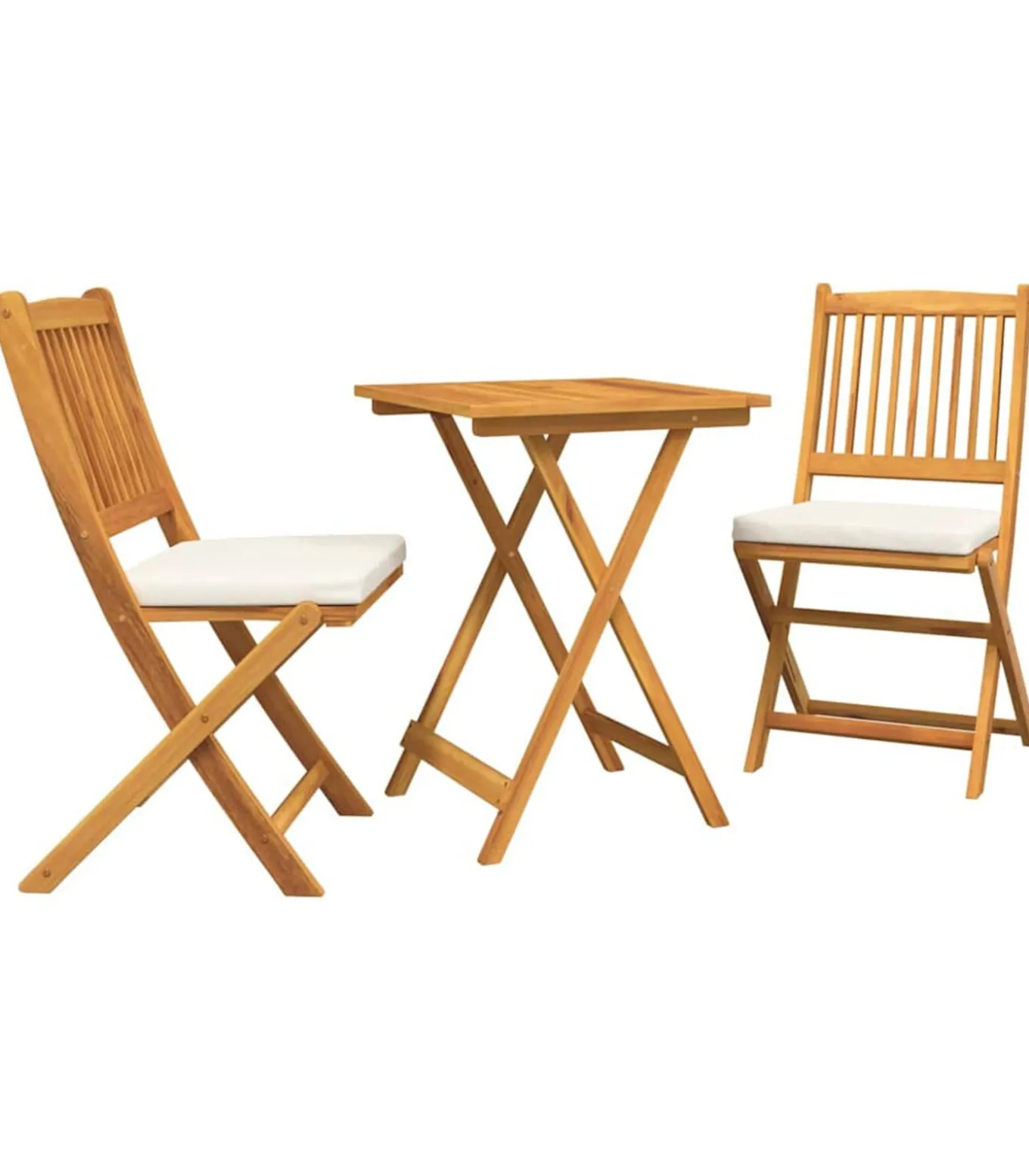 3-delige bistro set voor in de tuin - Massief acaciahout