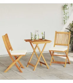 3-delige bistro set voor in de tuin - Massief acaciahout