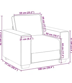 3-delige Loungeset met kussens fluweel lichtgrijs