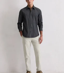 Denim overhemd in de vorm van